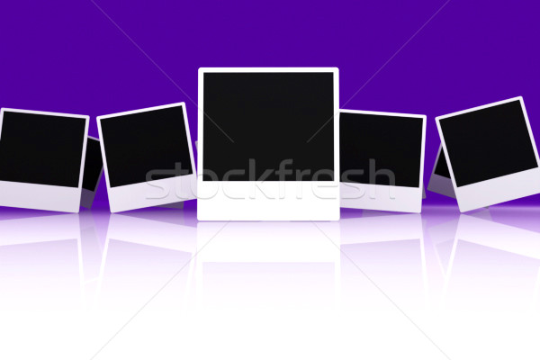 Bild Frames 3D-Darstellung Bild Stock foto © Spectral