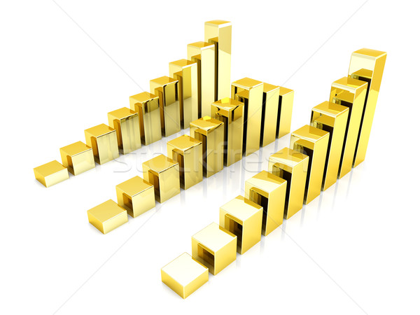 Gold charts Stock photo © Spectral