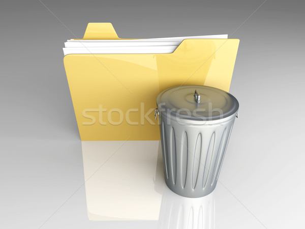 Trashed document	 Stock photo © Spectral