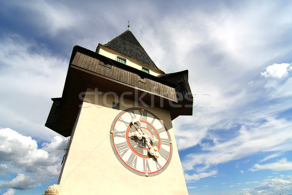 The Clock tower in Graz Stock photo © Spectral