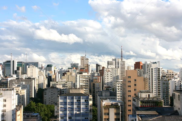 Ufuk çizgisi Sao Paulo Brezilya şehir seyahat kentsel Stok fotoğraf © Spectral