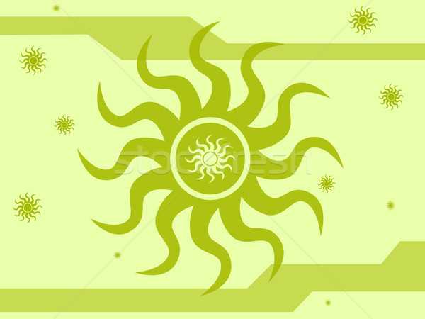 Green Sun Stock photo © Spectral