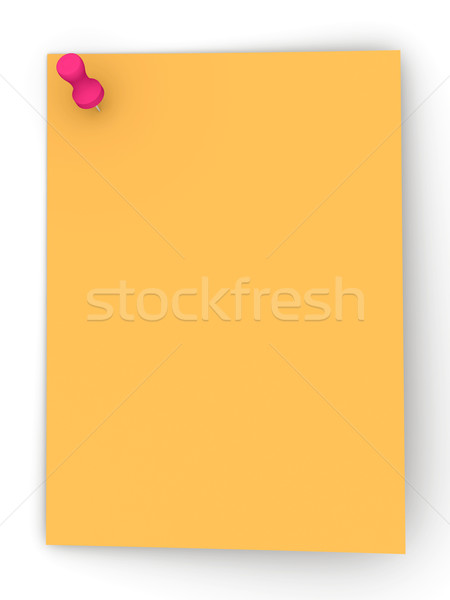 Sticky Note - Red Pin
 Stock photo © Spectral