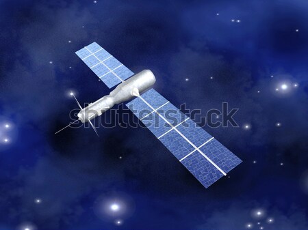 Satellite over the Earth Stock photo © Spectral