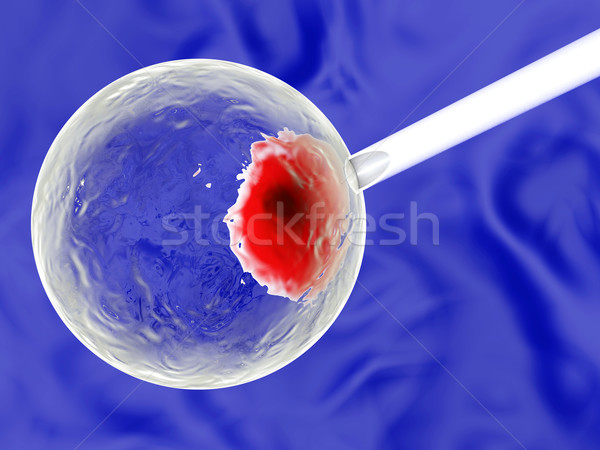 Klonowanie DNA trzon komórek 3D świadczonych Zdjęcia stock © Spectral