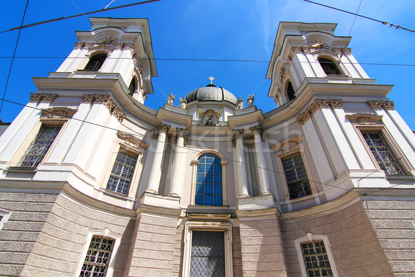 Berühmt Universität Kirche Österreich Europa Straße Stock foto © Spectral