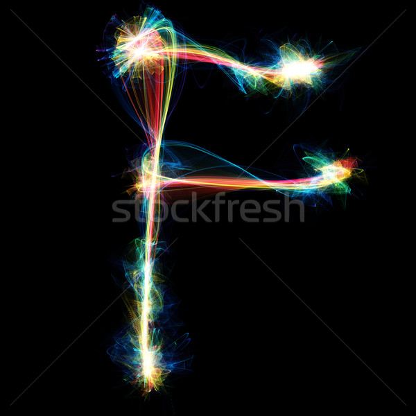 Plasma Letter - F Stock photo © Spectral