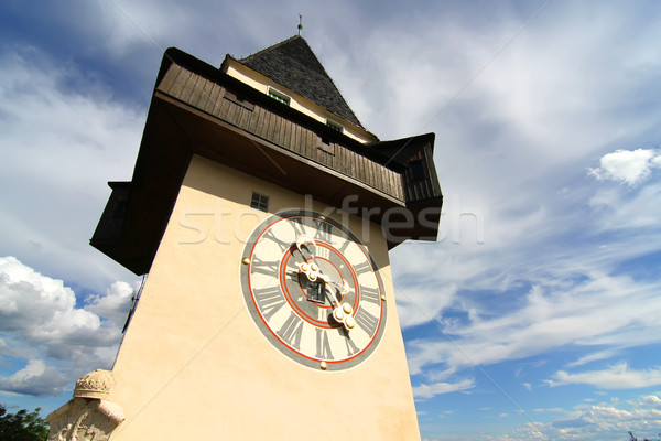 The Clock tower in Graz	 Stock photo © Spectral