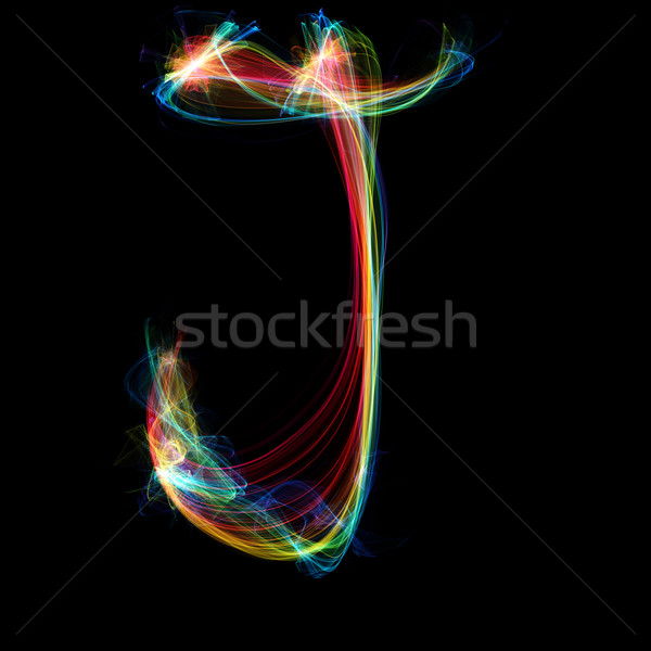 Plasma Letter - J Stock photo © Spectral