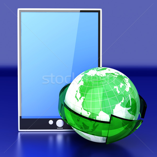 Global connected Tablet PC Stock photo © Spectral