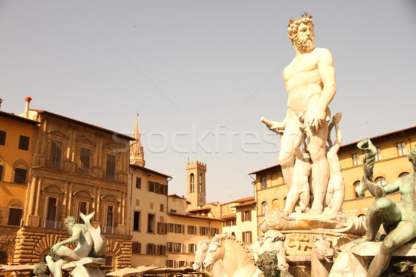 Fountain of Neptune in Florence	 Stock photo © Spectral