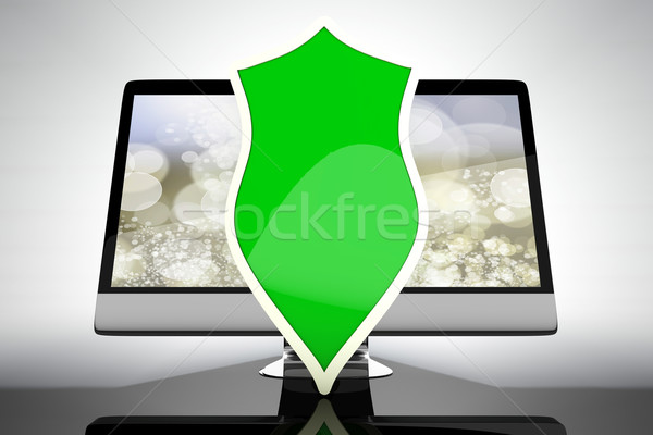 A protected and shielded all in one computer Stock photo © Spectral