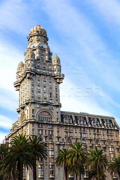 Stockfoto: Montevideo · beroemd · Uruguay · hemel · gebouw · stad