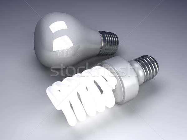 Light bulbs - Old and new		 Stock photo © Spectral