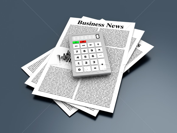 Analyzing business news		 Stock photo © Spectral