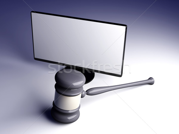 Stock photo: Online Law