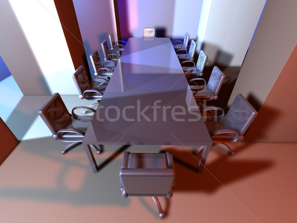 Metal Meeting Room Stock photo © Spectral