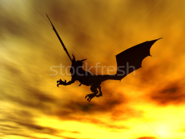 Dragon Attack Stock photo © Spectral