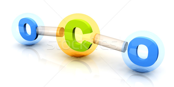 CO2 Molecule Stock photo © Spectral
