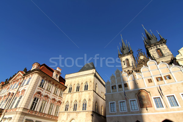 Zdjęcia stock: Starówka · Praha · Czechy · niebo · kościoła · podróży