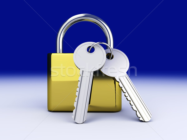 Padlock with Keys	 Stock photo © Spectral