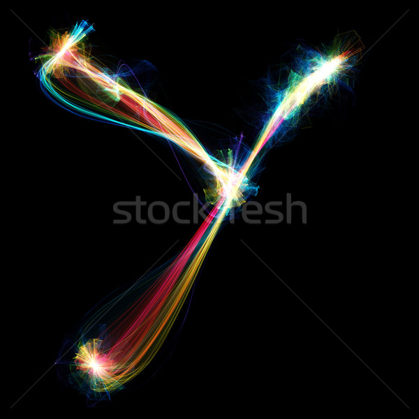 Plasma brief digitaal uit energie ontwerp Stockfoto © Spectral