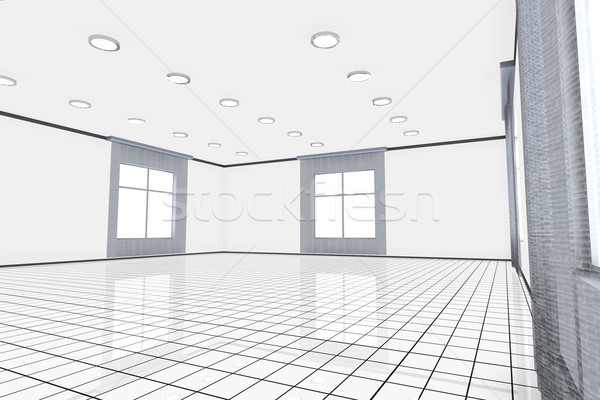 Vacío oficina interior 3D prestados ilustración Foto stock © Spectral