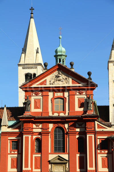 Architettura storica Praga storico costruzione Repubblica Ceca cielo Foto d'archivio © Spectral