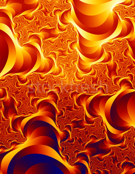 Infierno 3D prestados ilustración resumen fuego Foto stock © Spectral