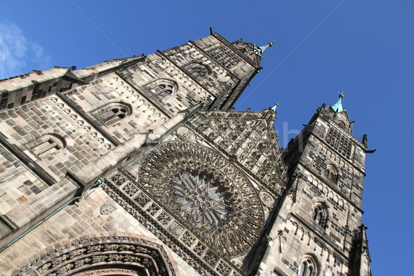 Cathedral St. Lorenz of Nuremberg Stock photo © Spectral