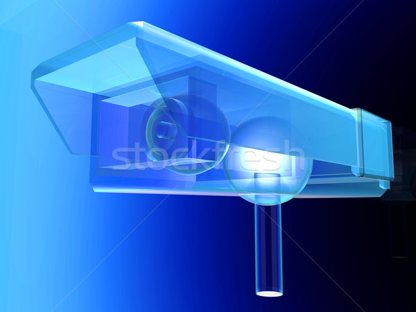 Transparent CCTV Surveillance cam Stock photo © Spectral