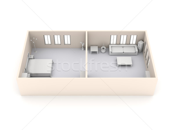 Apartment Interior Stock photo © Spectral