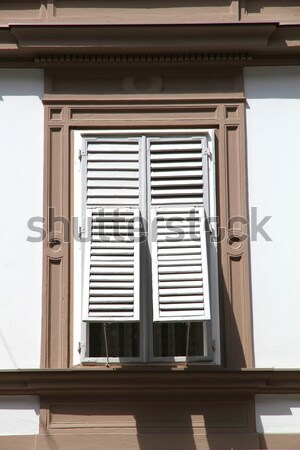 Velho windows Graz Áustria europa Foto stock © Spectral