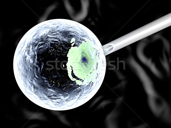 克隆 DNA 幹 細胞 3D 呈現 商業照片 © Spectral