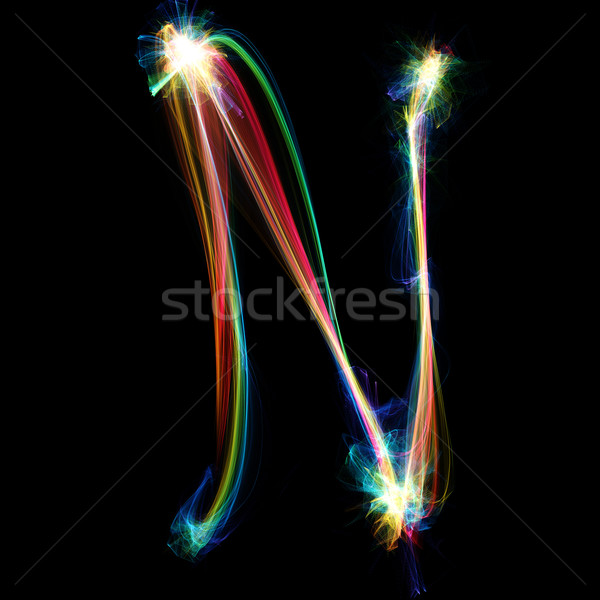 Plasma Letter - N	 Stock photo © Spectral