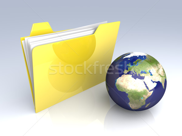 Stock photo: Global Folder - Europe		