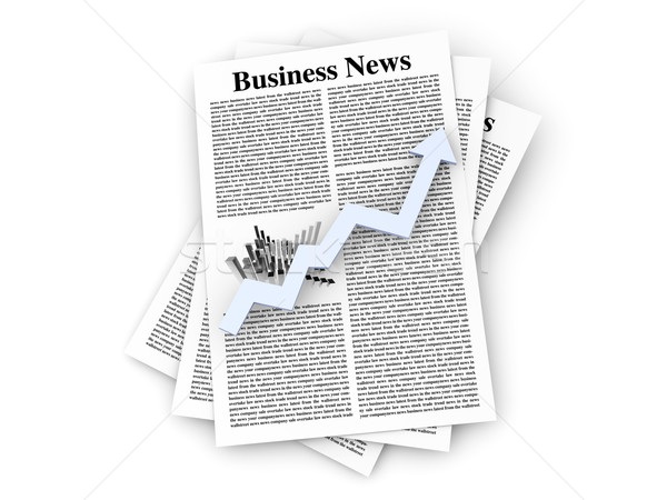 Stock photo: Growth in the Business News