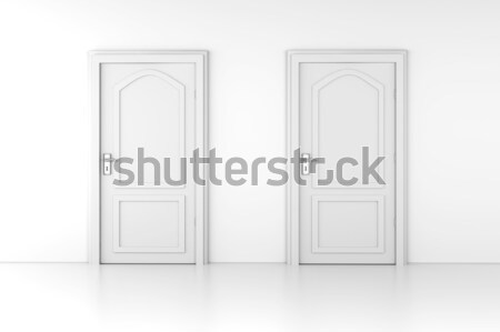 Stock photo: Two Doors