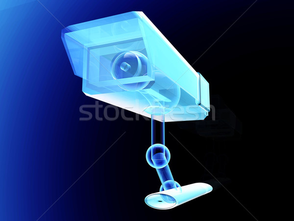 átlátszó cctv megfigyelés kamera technikai rajz Stock fotó © Spectral