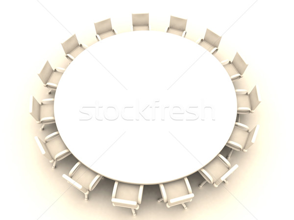Stock photo: Round Table 
