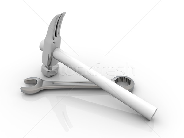 Hammer and Wrench Stock photo © Spectral