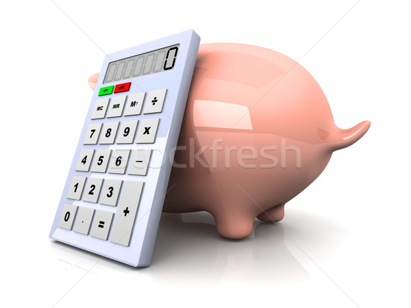 Savings calculator Stock photo © Spectral