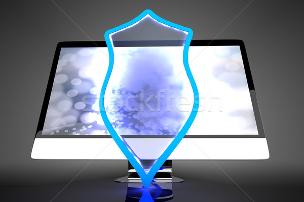 A protected and shielded all in one computer	 Stock photo © Spectral