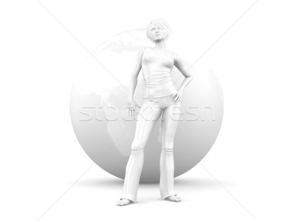 Global Girl	 Stock photo © Spectral