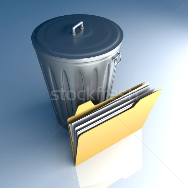 Trashed document	 Stock photo © Spectral