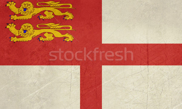 Grunge Sark Flag Stock photo © speedfighter