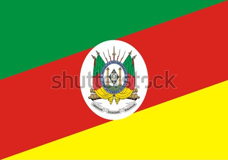Flag of Rio Grande do Sul state in Brazil Stock photo © speedfighter