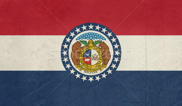 Grunge Missouri state flag Stock photo © speedfighter