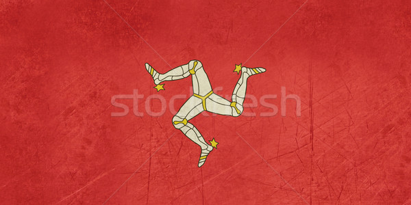Grunge Isle of Man Flag Stock photo © speedfighter