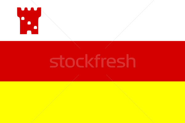 Santa Barbara flag Stock photo © speedfighter